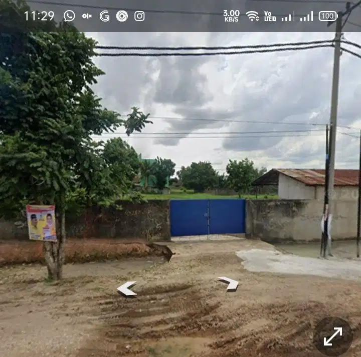 Tanah Strategis Jl. Nurdin Panji Simpang 4 Sukawinatan Kebun Sayur