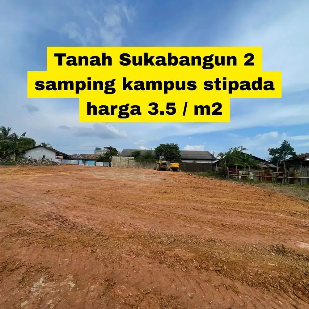 Tanah Strategis Sukabangun 2  Tinggal 3 Kavling Palembang
