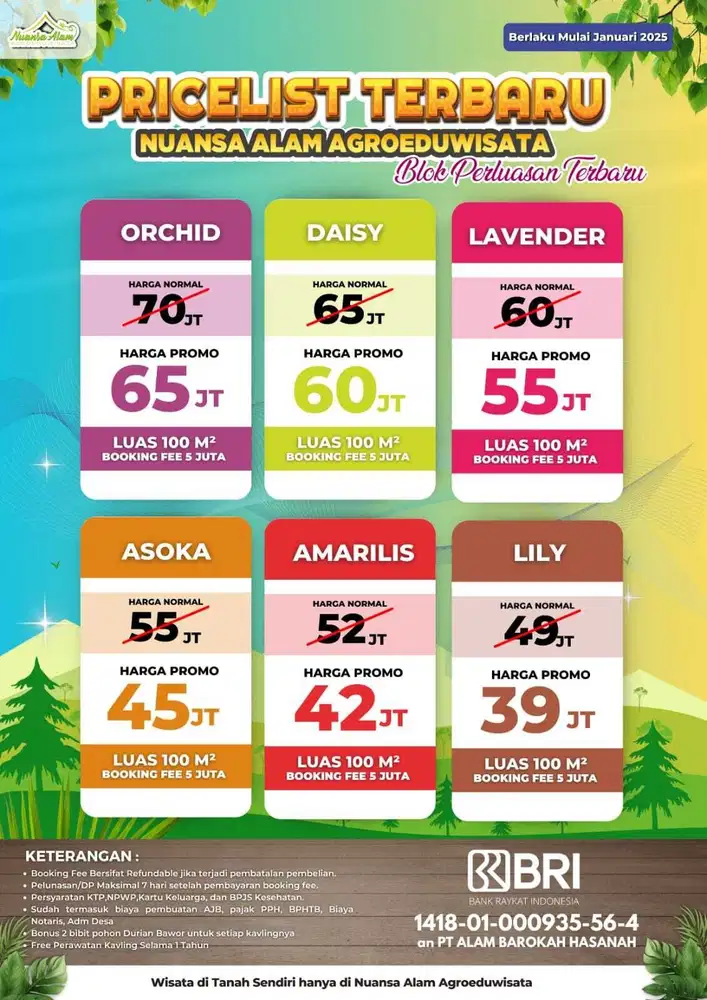 Tanah kavling murah eksklusif di Bogor legalitas SHM View pegunungan