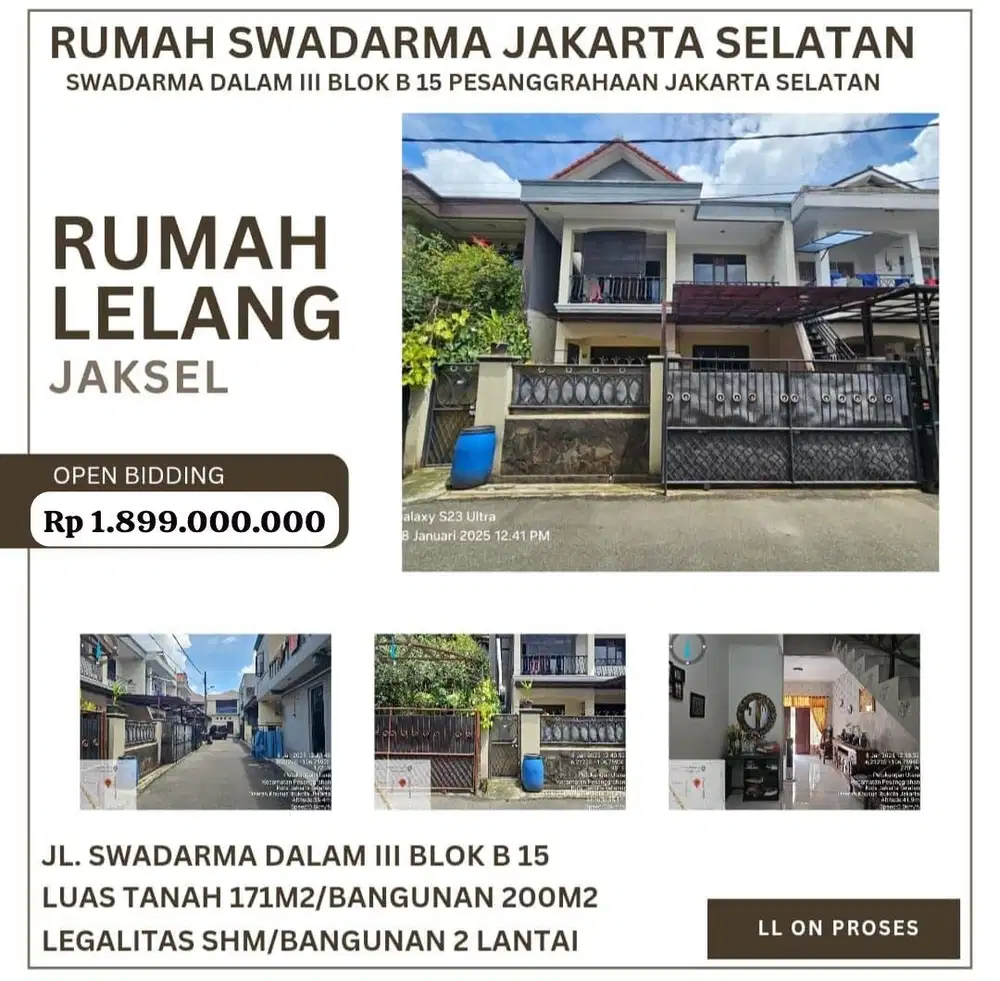 Djual rumah mewah murah dan strategis melalui mekanisme lelang