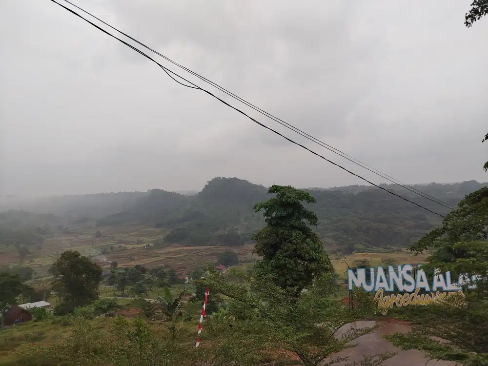 Tanah dijual murah legalitas SHM View pegunungan dan persawahan