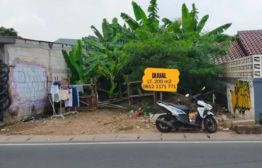 Tanah Siap Bangun 200m2 Area Komersial K2 Jalan Khafi Jagakarsa