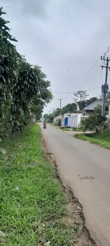 dijual lahan pinggir jalan 693 meter akses mobil tronton