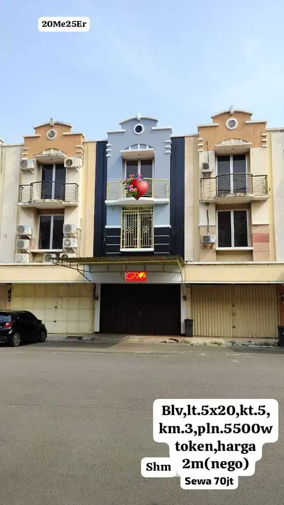 Ruko dekat Pusat Bisnis Boulevard Hijau Cocok Utk Kantor, Bisnis 73354