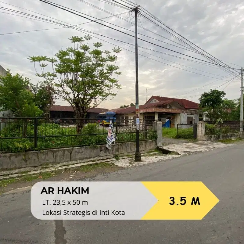 Tanah AR Hakim Lokasi Strategis