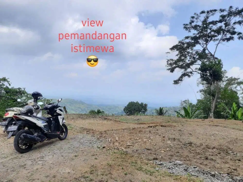 Tanah murah,view istimewa.cocok untuk investasi,hunian,villa,homestay.
