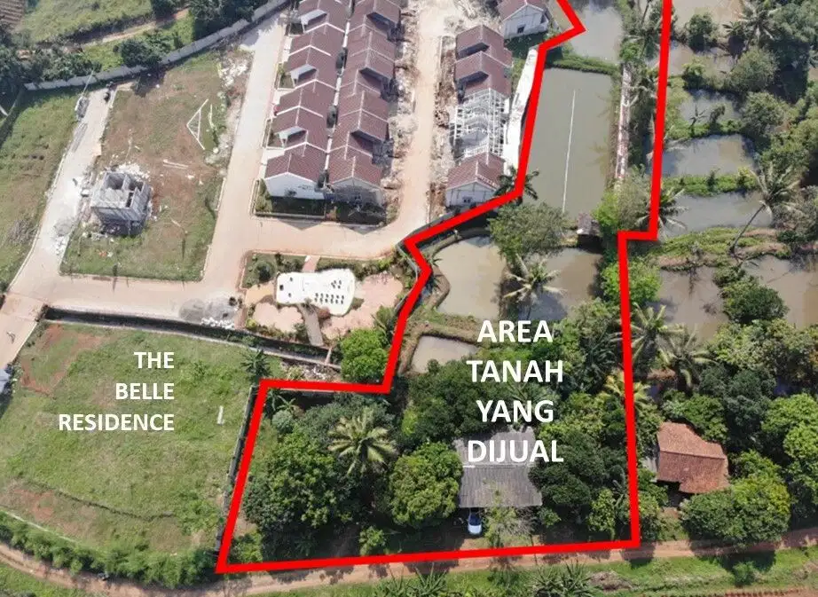 TANAH EMPANG STRATEGIS DI PERBATASAN SERPONG-BOGOR