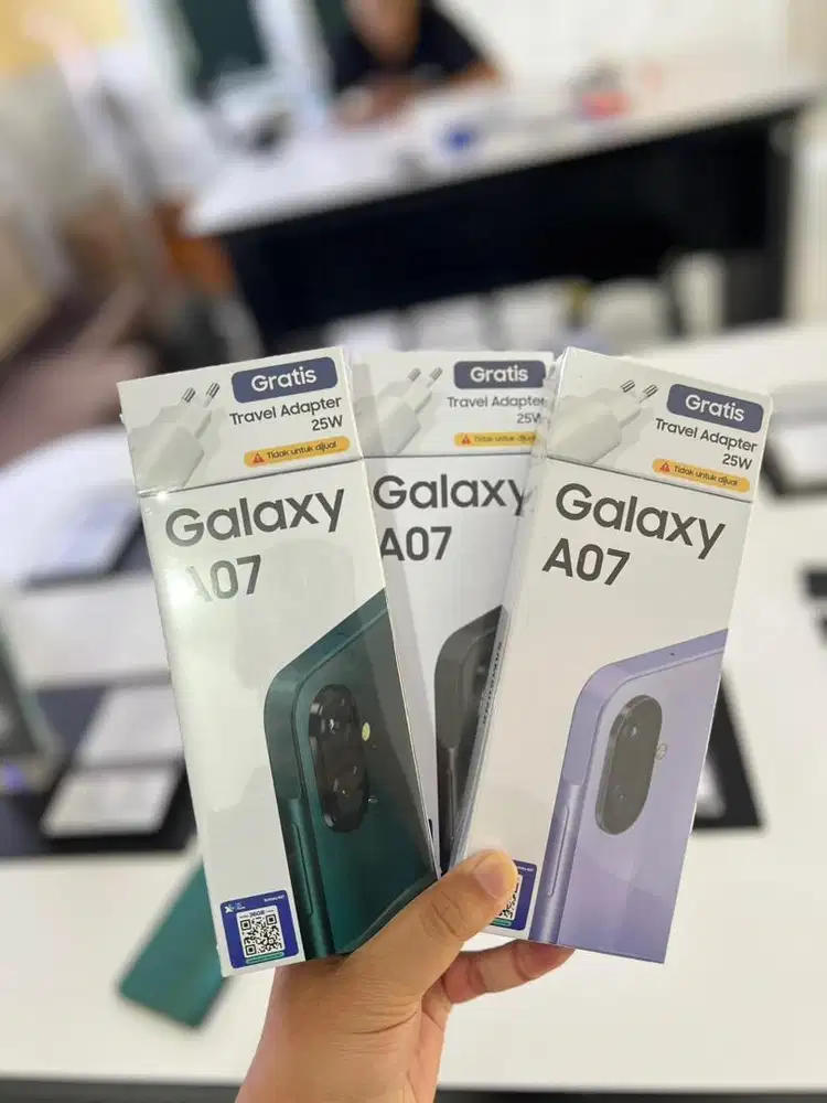 Free Adaptor Samsung A07 8/256GB 6/128GB 4/64GB 4/128GB New Bisa COD
