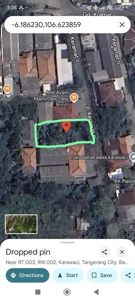 Tanah Murah Strategis Karawaci Tangerang