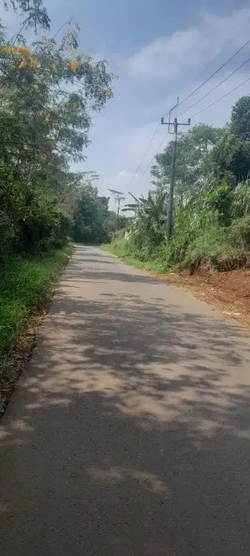 dijual lahan 4000 meter pinggir jalan