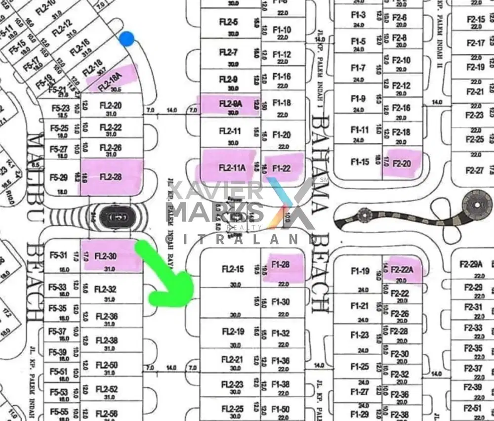 Tanah Pakuwon City Palm Beach Lokasi Strategis