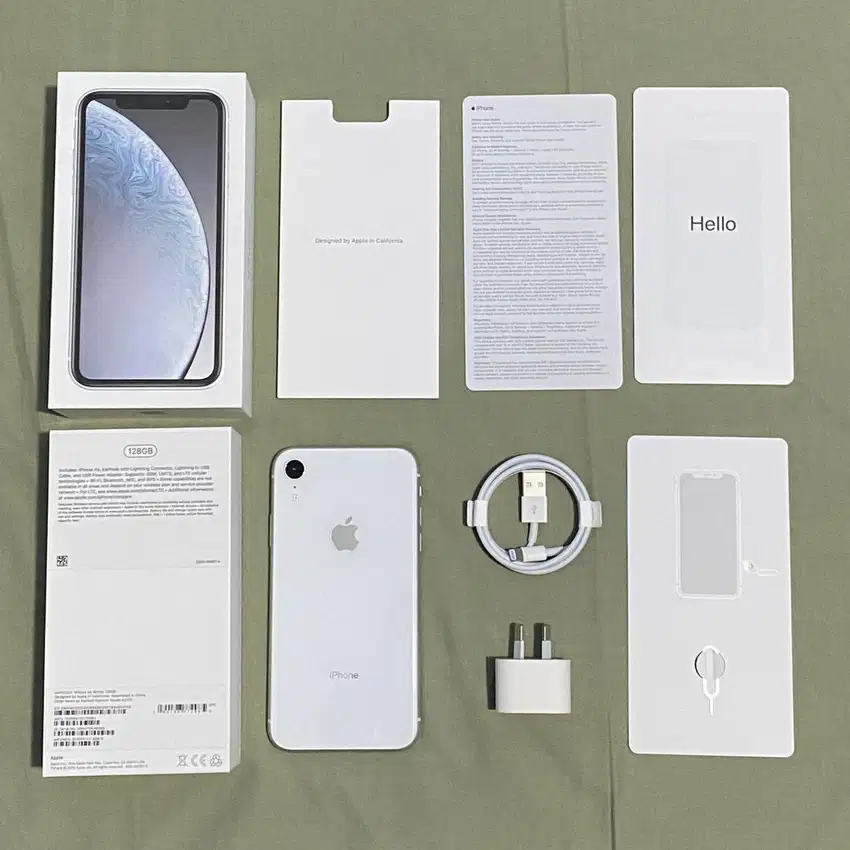 iPhone XR Putih 128GB Ex Inter all operator
