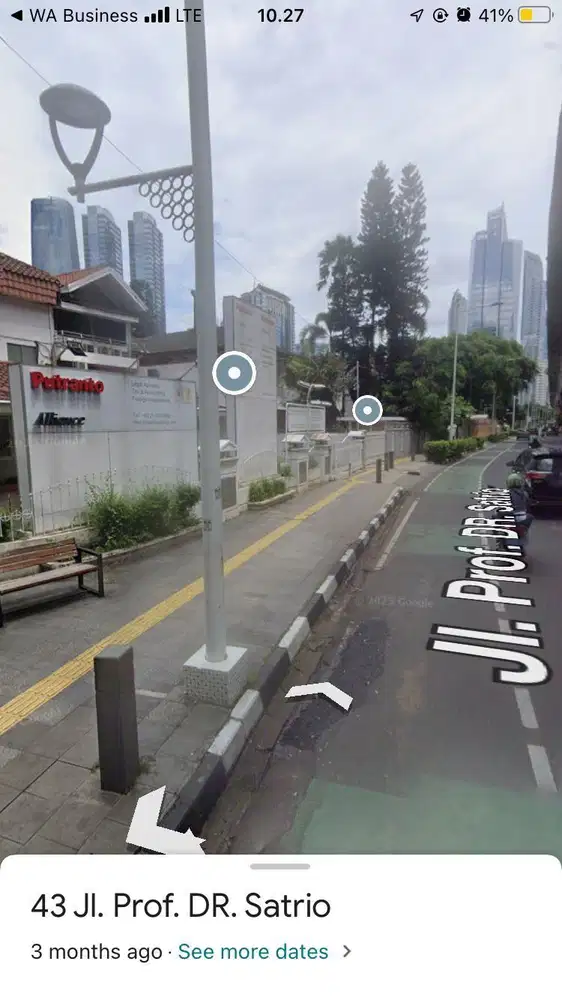 Dijual Bangunan Di Pinggir Jalan Dr Satrio Jakarta Selatan