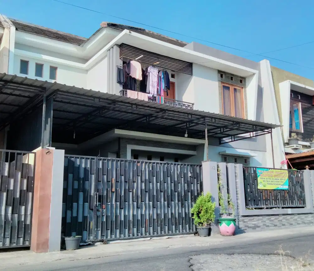 Rumah 2 lantai Jogja Utara RSIY PDHI Kalasan Lt 110 m2 4 Kamar SHM-IMB
