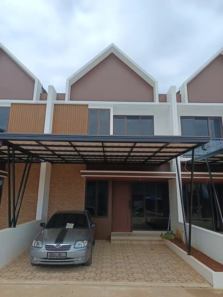 Cluster Baru 2 lantai Full bata Merah di Jatiasih