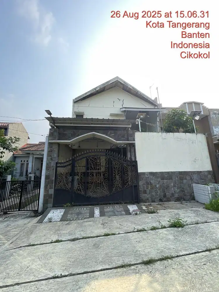 DIJUAL MURAH RUMAH VIA LELANG SUDAH KOSONG KOTA TANGERANG CIKOKOL