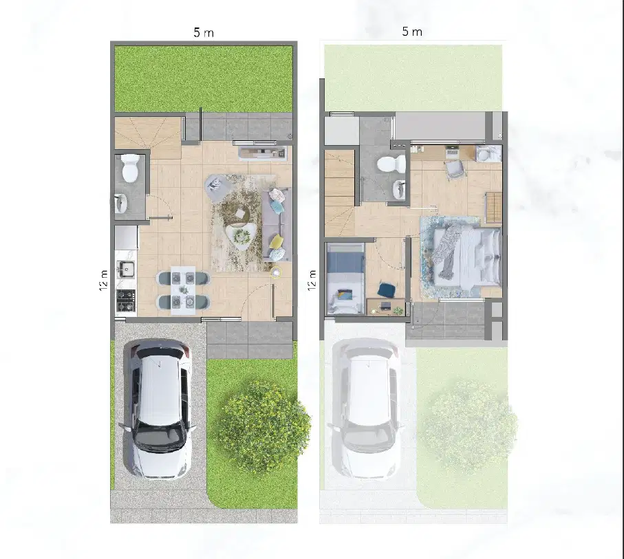 Dijual Rumah Cendana Botanic 2 KT 2KM Bisa KPR