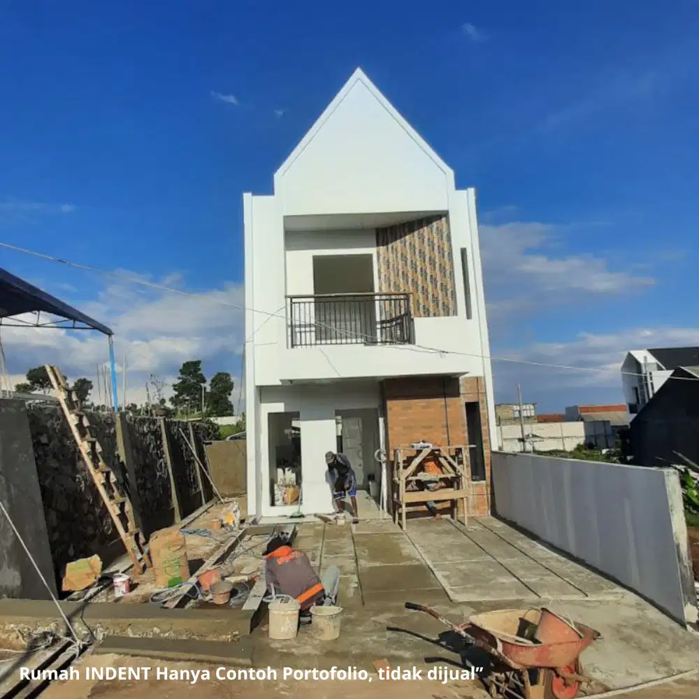 Rumah 2 lantai dengan lingkungan asri di Ngamprah