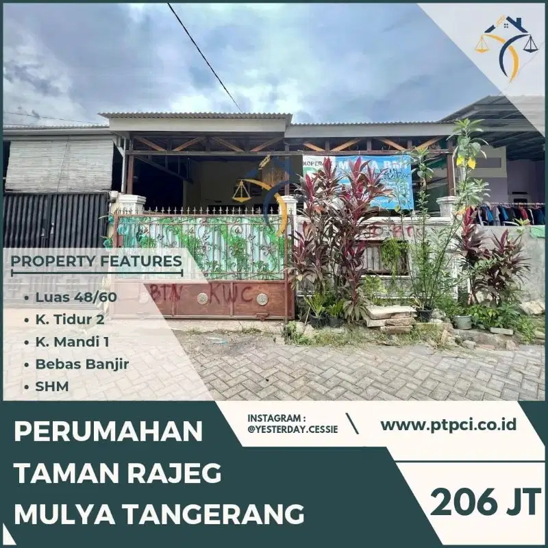 DIJUAL RUMAH DI TAMAN RAJEG MULYA TANGERANG