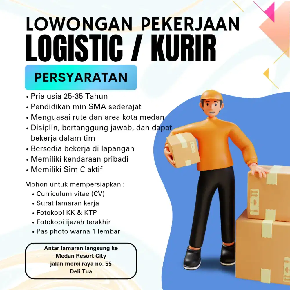 LOWONGAN KERJA KURIR LOGISTIK
