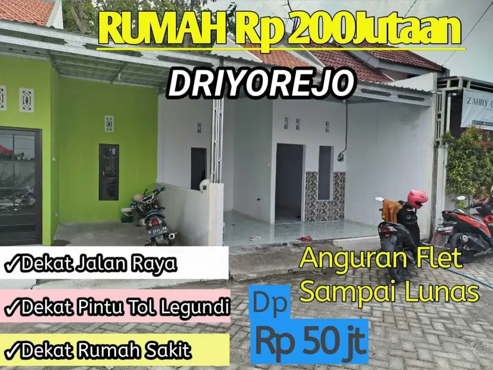 Rumah Murah Driyorejo Mulai Dari Rp 110 juta