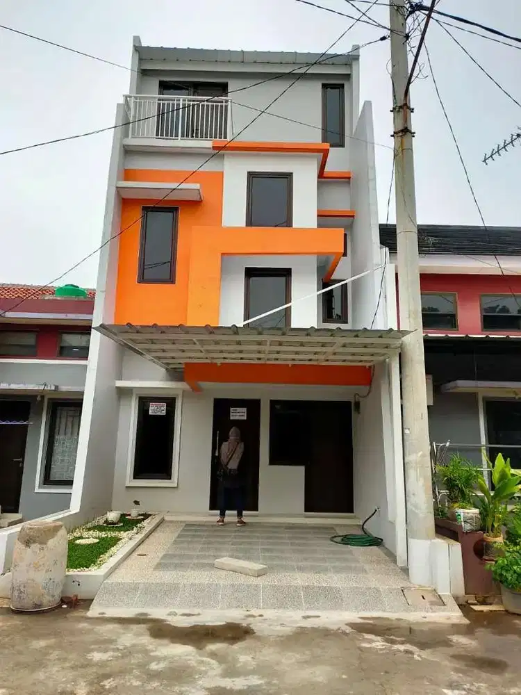 Rumah Cluster 3 Lantai Deket Ciber Park Kemandoran Pekayon Bekasi