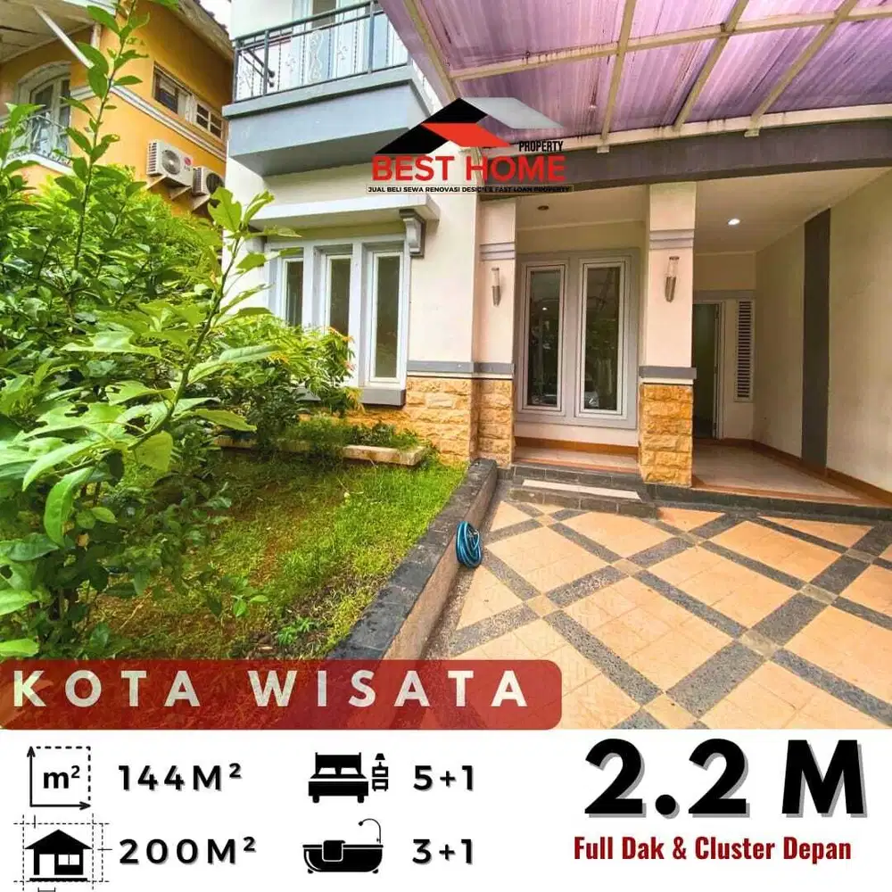 Rumah idaman cluster depan & bangunan besar