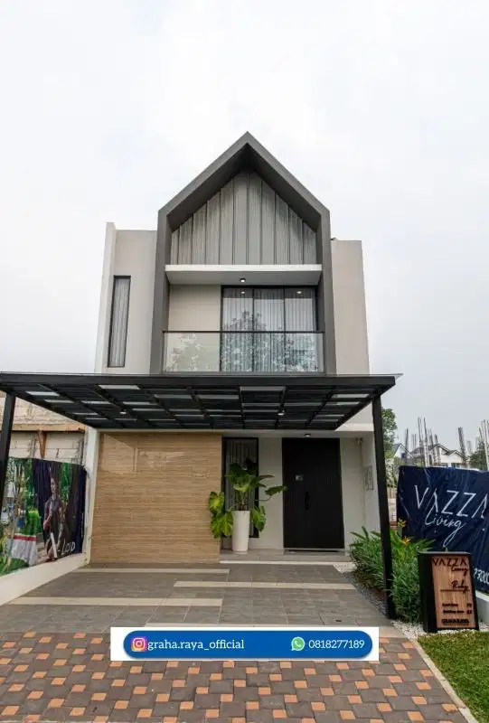 Rumah 2 Lantai Lokasi Strategis Vazza Living Graha Raya