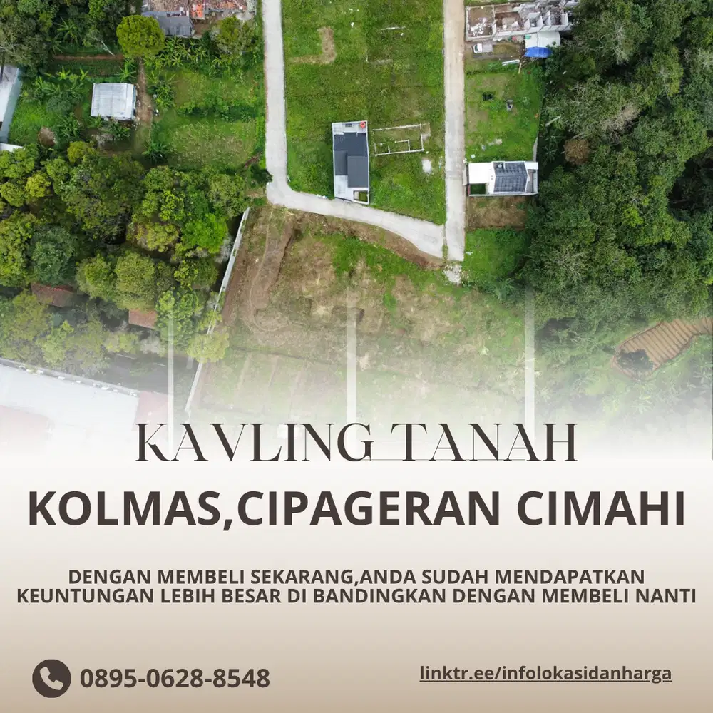 DI JUAL TANAH SIAP BANGUN DI CIPAGERAN KOLMAS CIMAHI