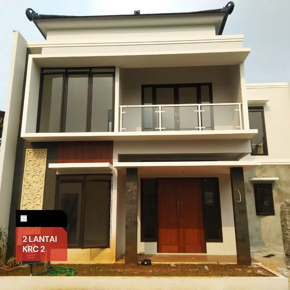 Rumah mewah 2lantai murah dekat pintu tol Cibubur gaya bali