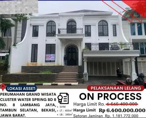 Djual rumah mewah cluster Bekasi jaya