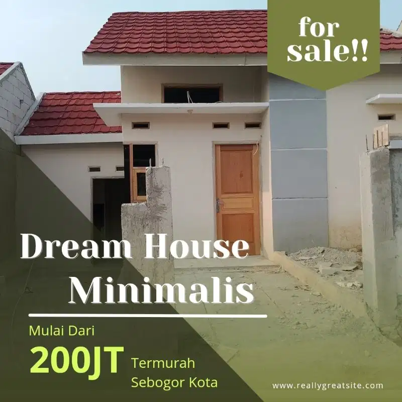 Rumah Bogor Kota Luas Cash Aja Akses Mobil