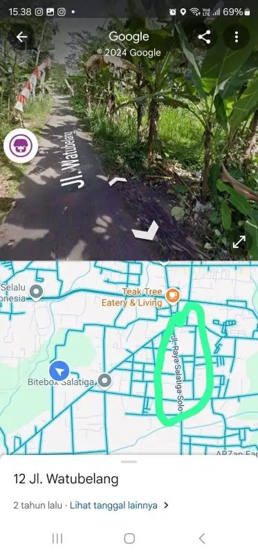 Turun harga,tanah di Salatiga pemilik langsung, Nego