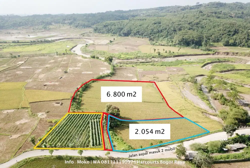SAWAH 3X PANEN PER TAHUN 20 MENIT DARI TOL PURWAKARTA SADANG