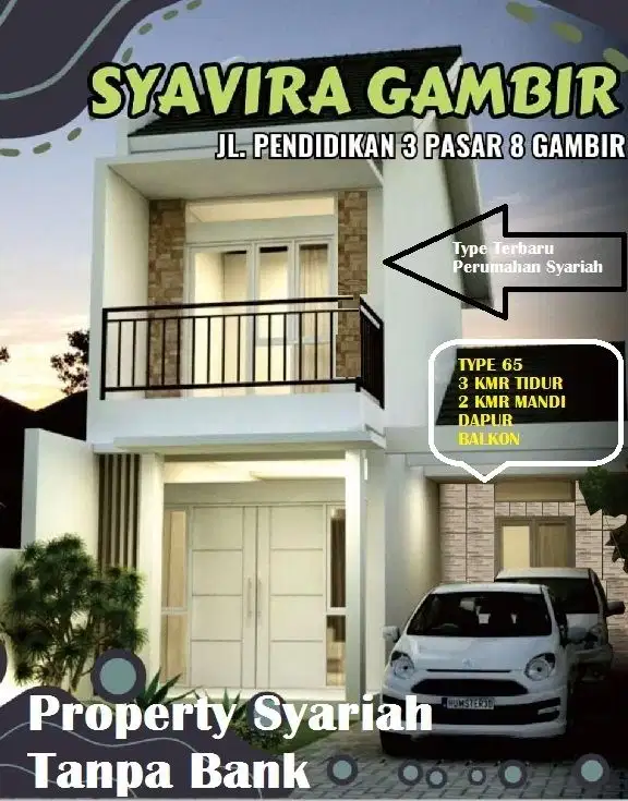 Hunian 2 Lantai Dijual Harga Promo Diperumahan Syariah Tembung