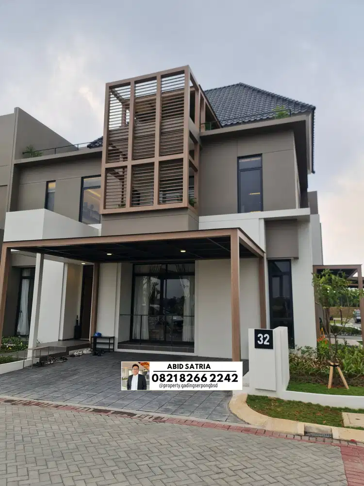 rumah mewah di cluster HAVENA LAKE summarecon tangerang view danau