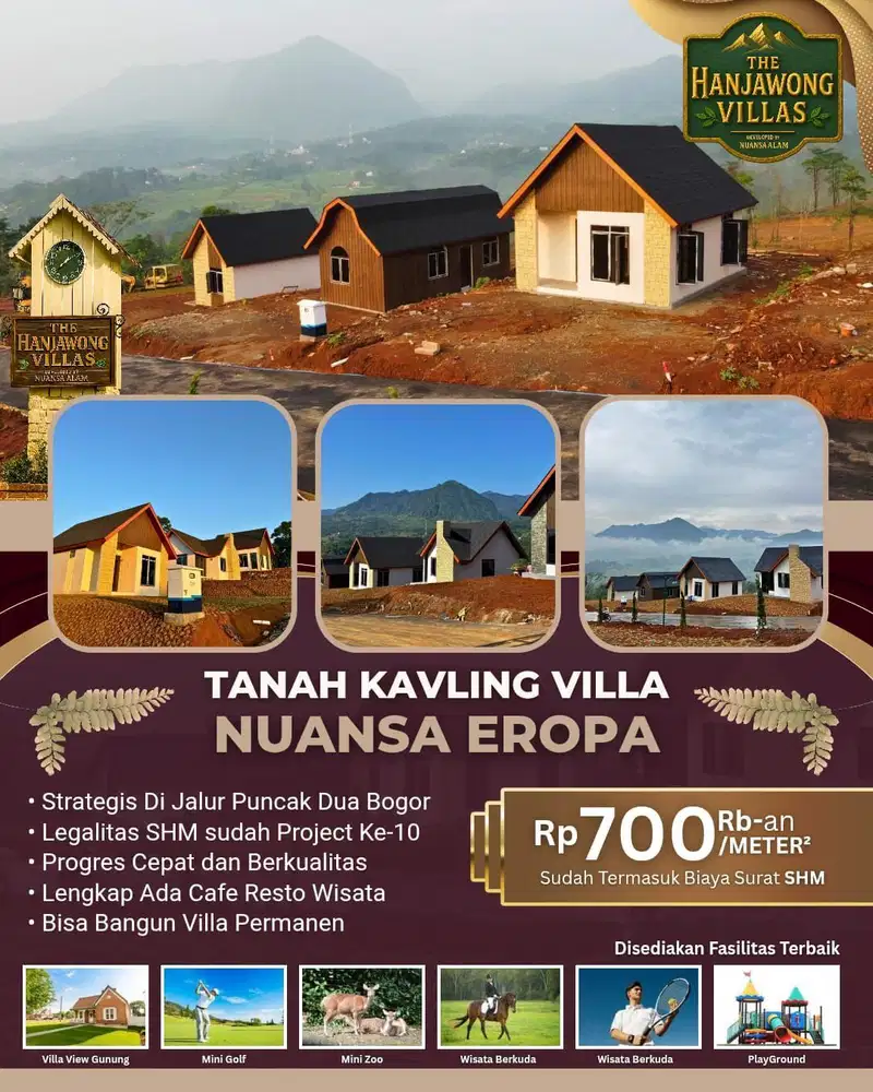 Investasi tanah murah yg membut hati senang hanya the hanjawong villas