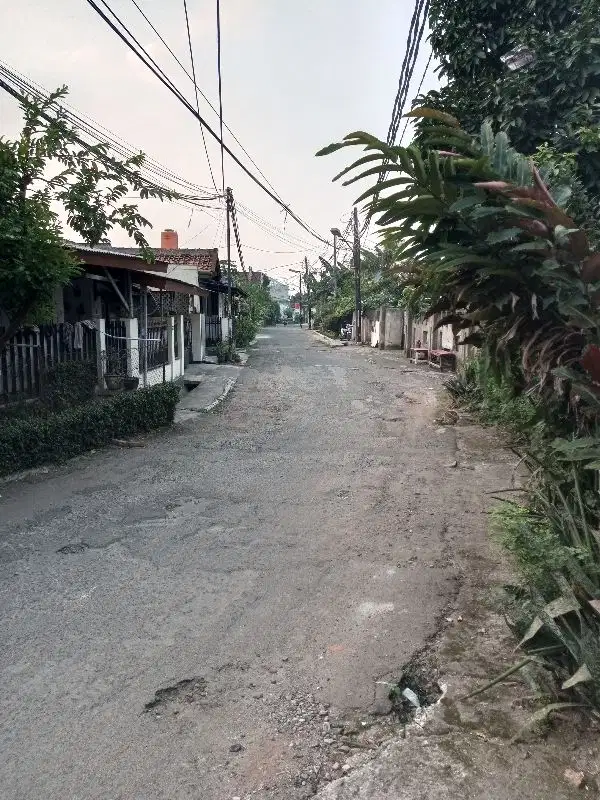Tanah murah komplek Deplu pondok aren bebas banjir akses 2 mobil