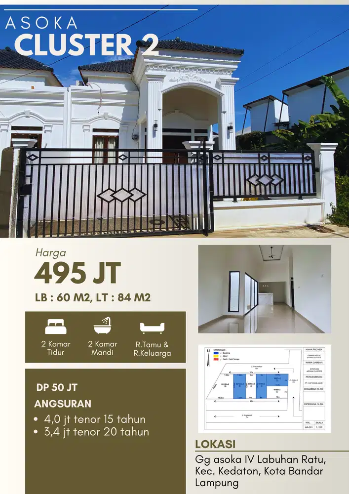 RUMAH VIRAL DITENGAH KOTA 2 MENIT KE MALL MBK