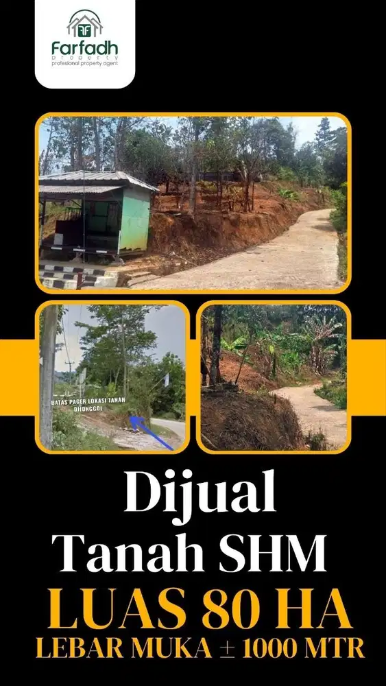 DIJUAL CEPAT TANAH STRATEGIS Di JONGGOL BOGOR JAWA BARAT