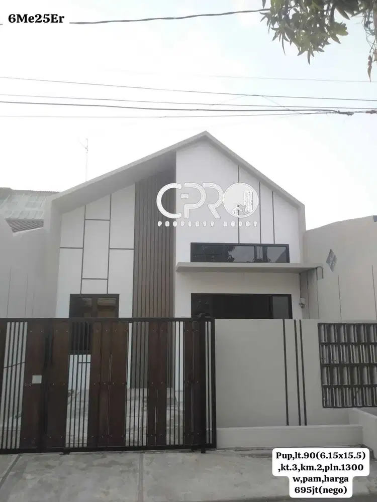 Rumah Lokasi Favorite Kondisi Bangunan 100% Baru di Pondok Ungu Permai