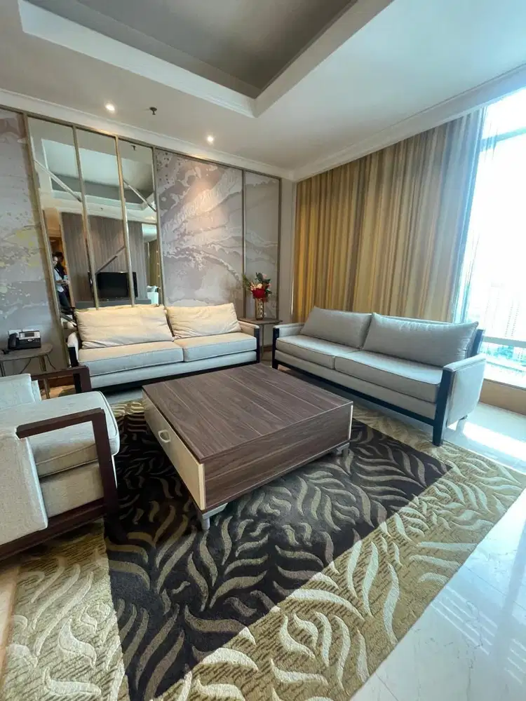 Disewakan:Apartemen Kempinski Residence 2BR, furnished,akses mall LGS