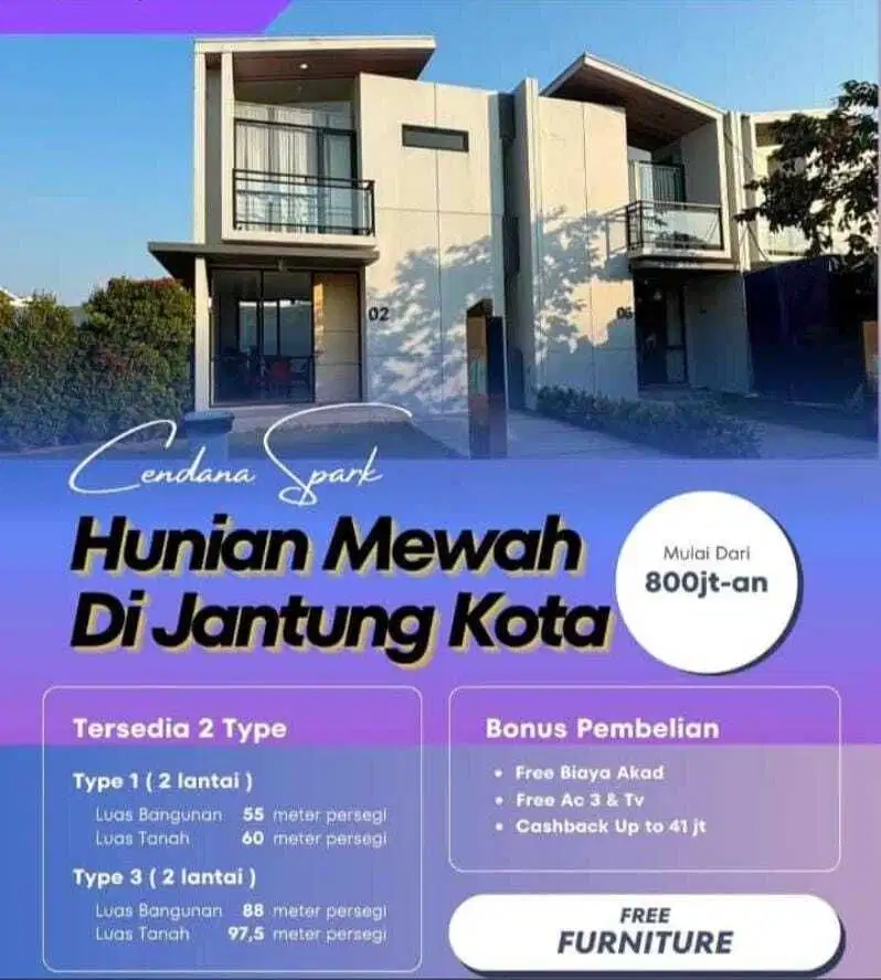 Dijual rumah siap huni diskon 138 juta