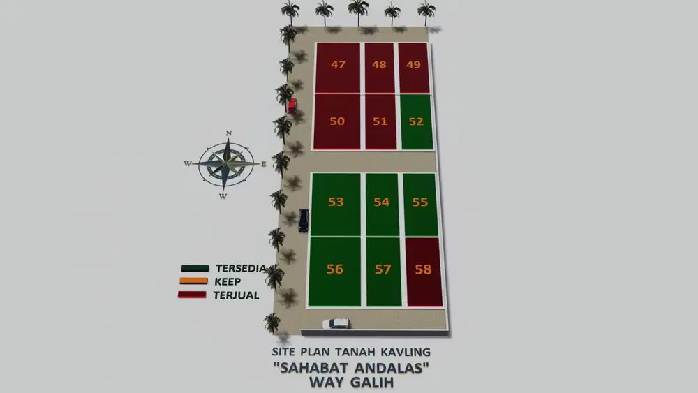 Kavling dekat Kampus ITERA