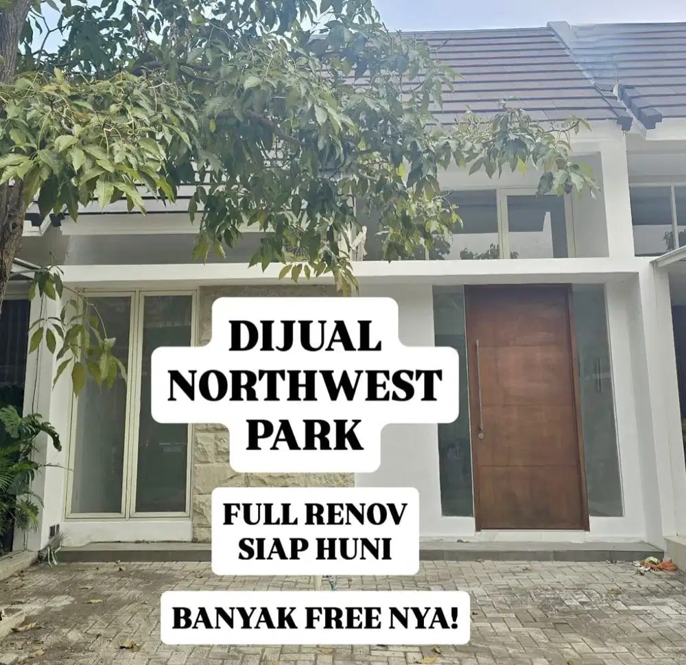 Northwest 1 lantai, bagus habis renov cuman 850 juta, surabaya barat