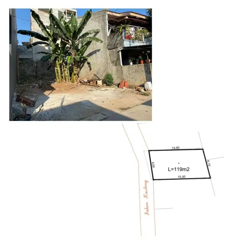 tanah siap bangun di Kalisari