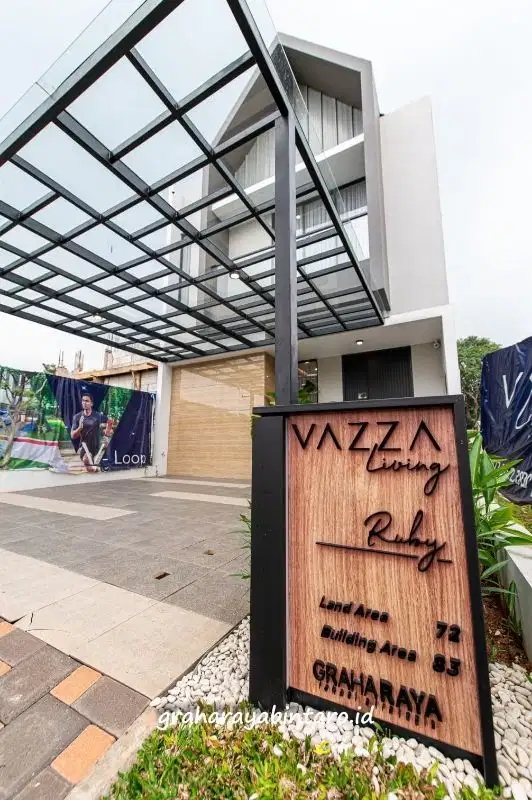 Tipe Ruby VAZZA Living  Rumah DP 0% 2 Menit Pintu Tol