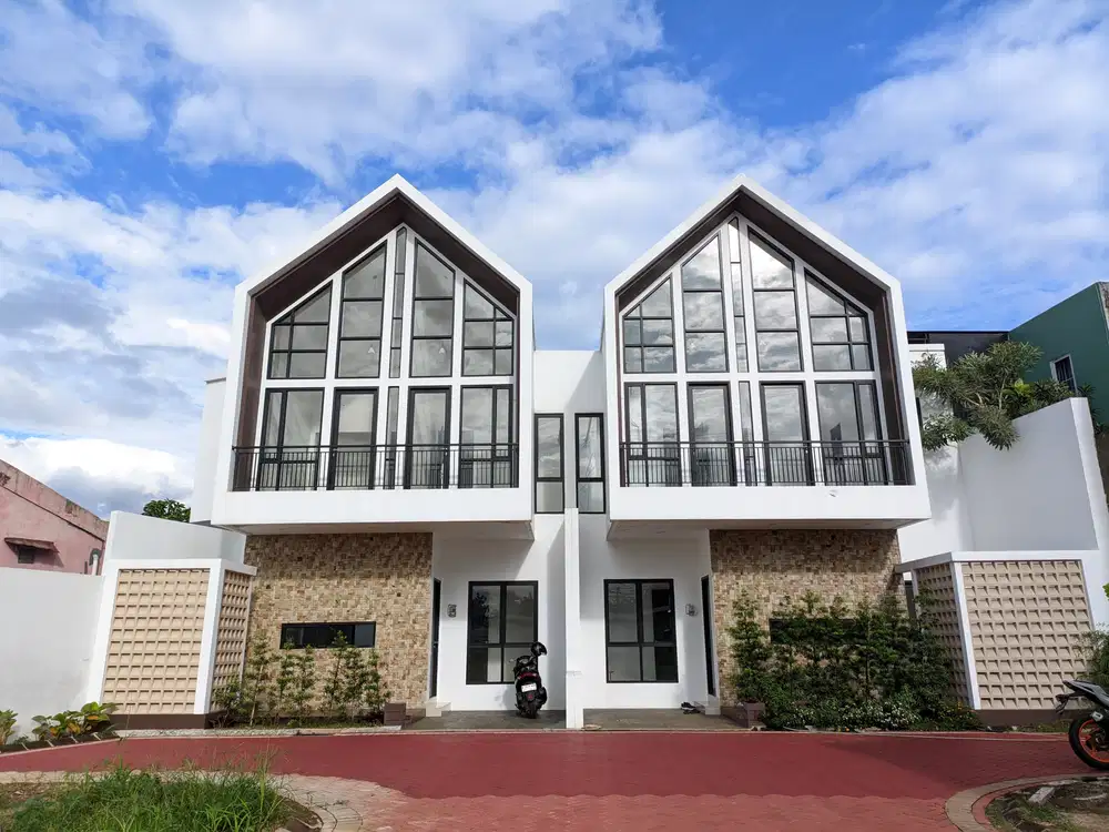 Rumah Mewah Modern Scandinavian Nempel Alun Alun Pamulang