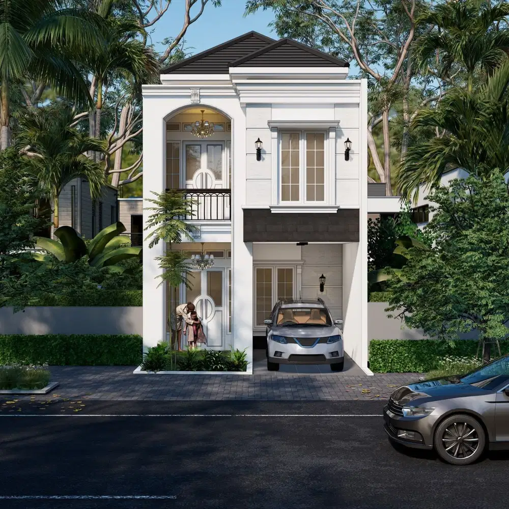 SIAP AKAD Rumah 2 Lantai Nempel GDC dan Deket Stasiun Depok