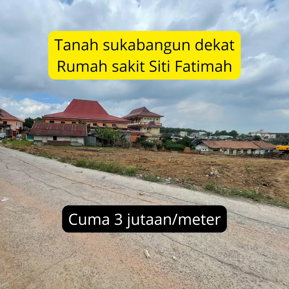 Tanah tengah kota palembang dekat gramedia world